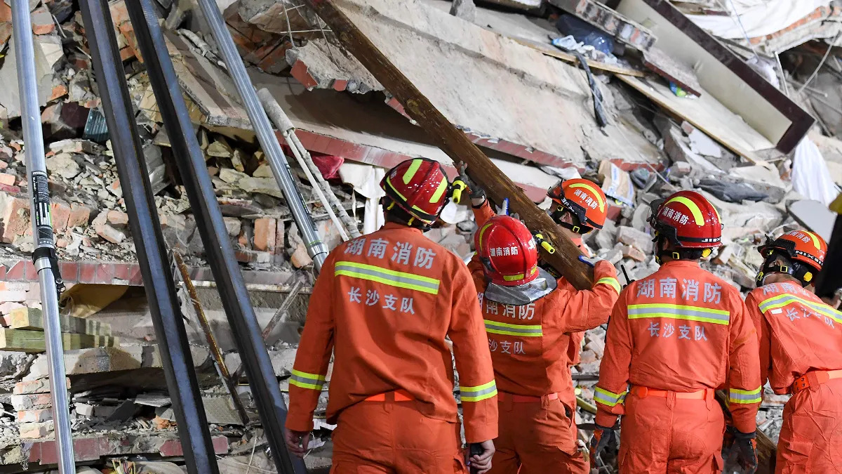 Por: Cortesía Edificio en China colapsado dejó 53 muertos y 10 sobrevivientes