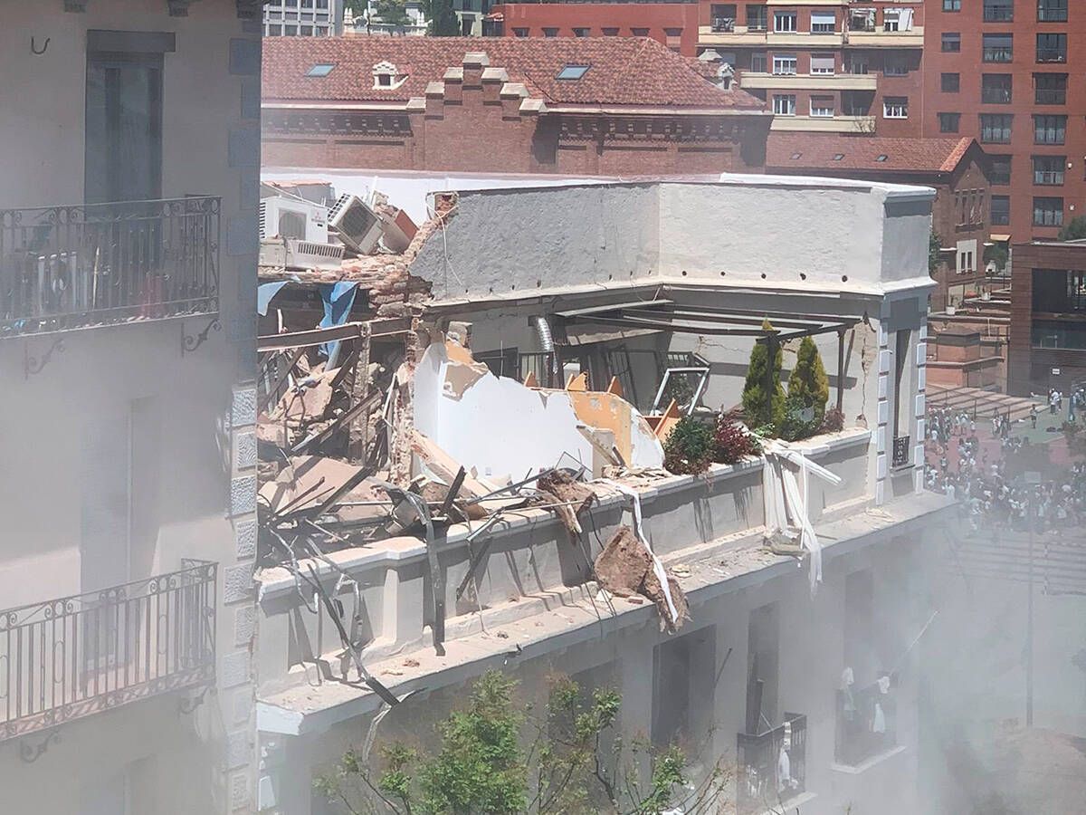 Por: Cortesía 18 personas resultaron heridas y dos continúan desaparecidas luego de la explosión de un edificio en Madrid