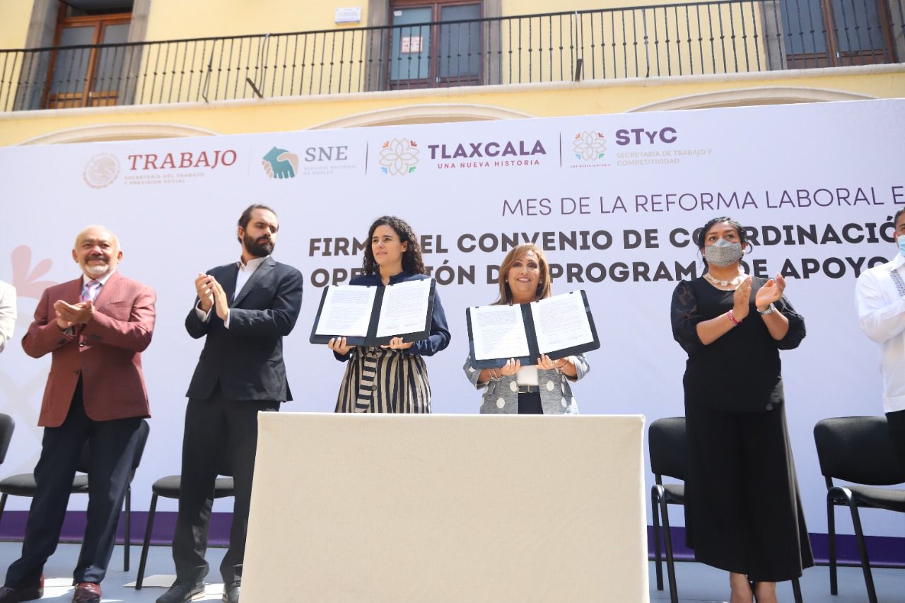 Gobierno del Estado y STPS firman convenio de coordinación para la operación del programa de apoyo al empleo