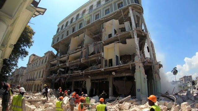 Por: Cortesía Sube a 27 la cifra de muertos en Cuba tras explosión del hotel Saratoga