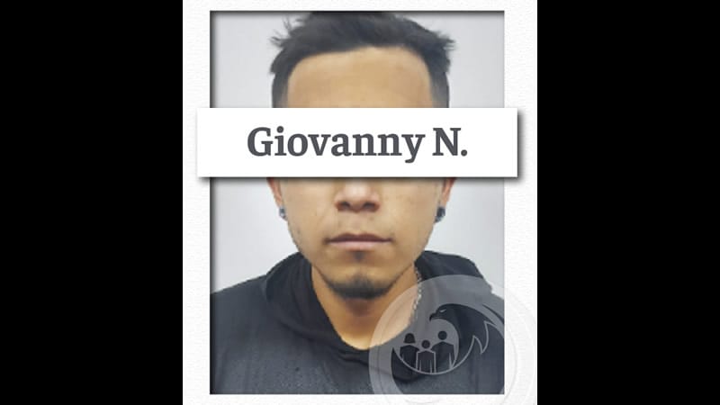 Por: Cortesía Giovanny N. fue detenido en San Pedro Cholula por golpear y ahorcar a su pareja sentiemntal