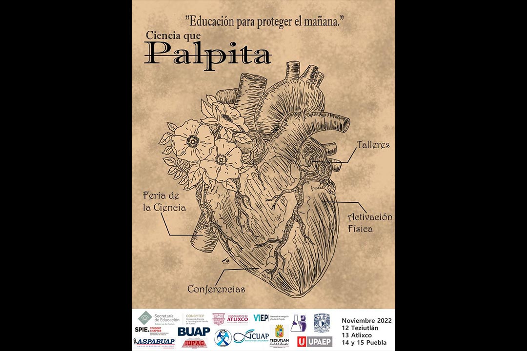Por: Cortesía Asiste al evento “Ciencia que Palpita” en Atlixco para conocer acerca de la salud del corazón