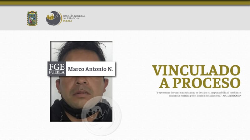 Por: Cortesía Marco Antonio N. es enviado a  prisión por el abuso sexual de una menor de 13 años en Amozoc