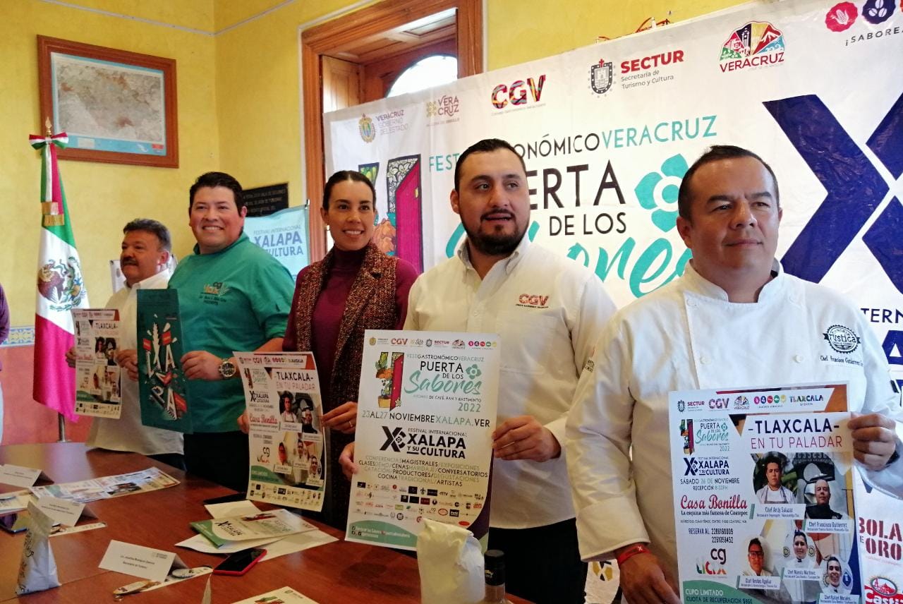 Por: Cortesía Chefs tlaxcaltecas presentes en festival gastronómico de Veracruz