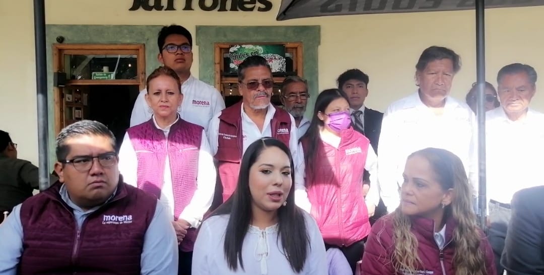 Por: Cortesía Lula Pineda Llama Tonantzin Fernandez a morenistas cholultecas a unirse a la manifestación de AMLO y del gobernador Miguel Barbosa Huerta