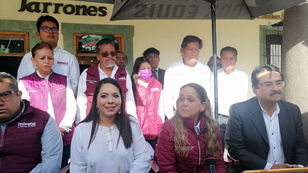 Llama Tonantzin Fernandez a morenistas cholultecas a unirse a la manifestación de AMLO y del gobernador Miguel Barbosa Huerta