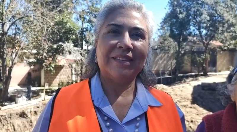 Por: Cortesía Alcaldesa de Yauhquemehcan supervisa obra púbica