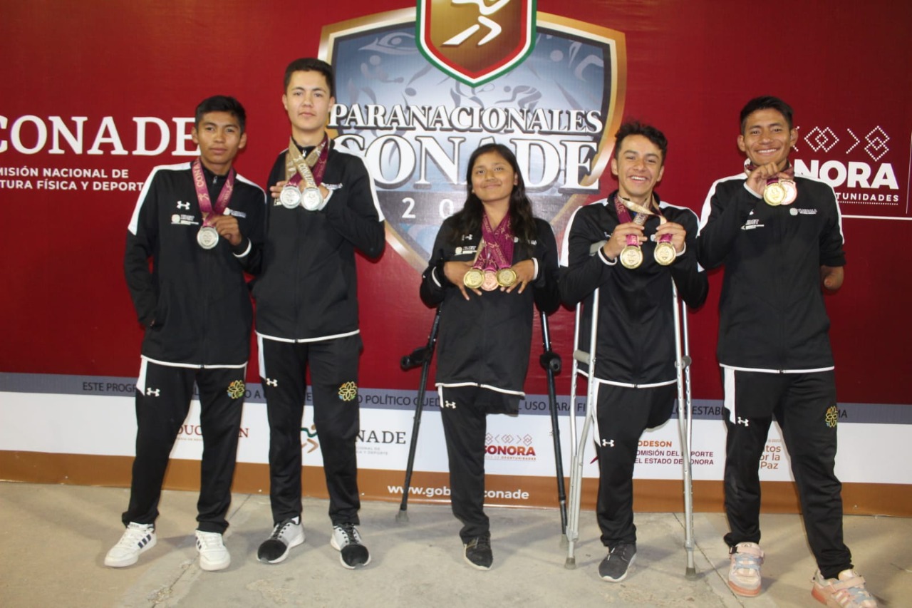 Continúa la cosecha de medallas para Tlaxcala en Paranacionales Conade 2022