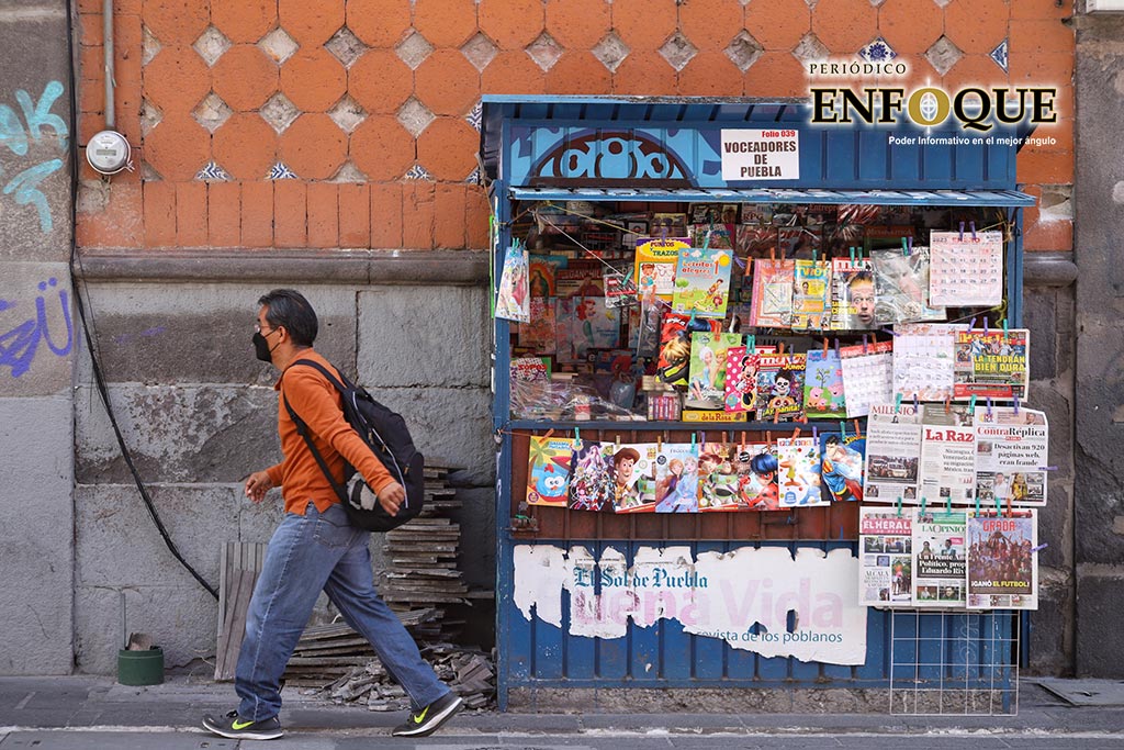 Por: Periódico Enfoque Han retirado 5 casetas de periódicos del Centro Histórico