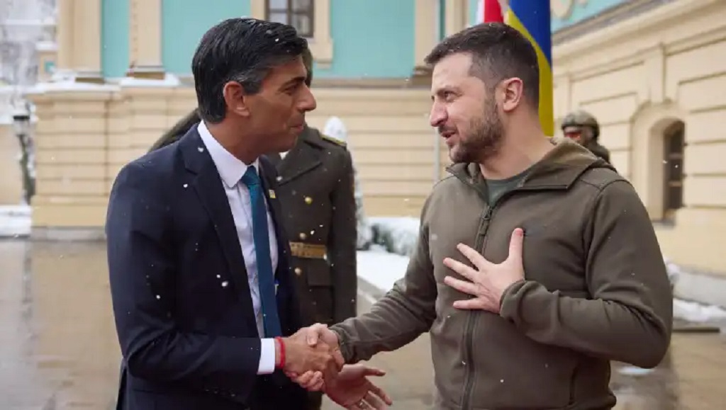 Por: Cortesía Nuevo primer ministro británico, Rishi Sunak, llega a Kiev para garantizar apoyo a Ucrania
