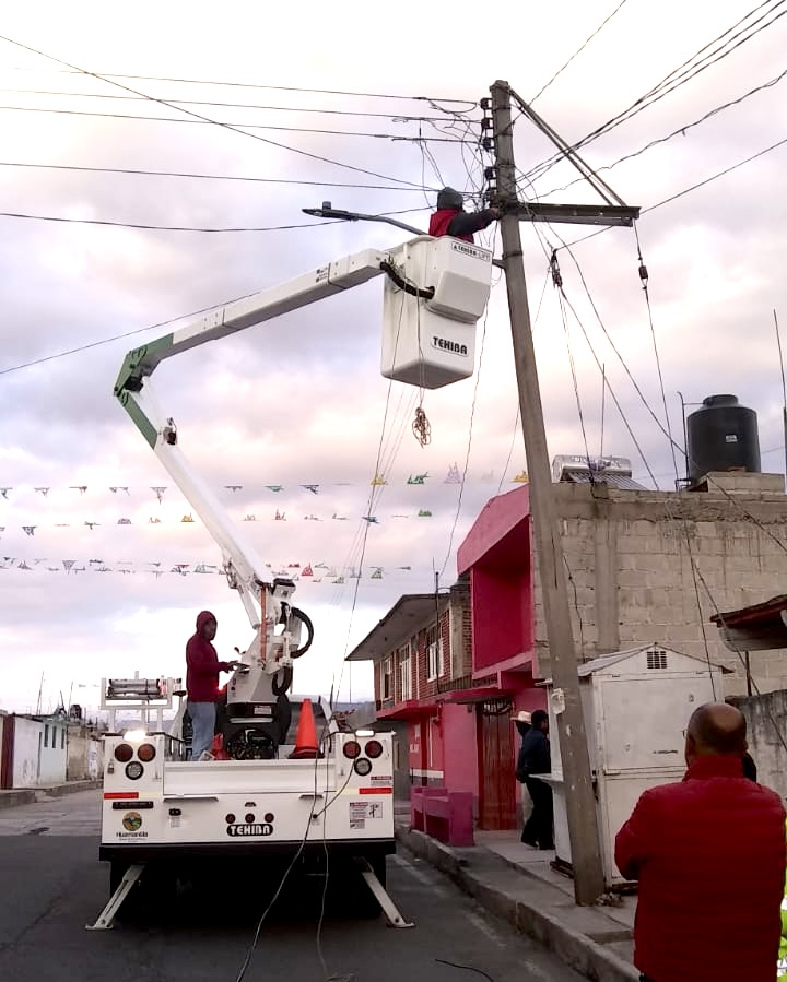 Servicios Públicos de Huamantla atiende averías eléctricas