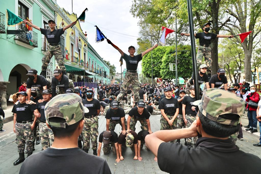 Encabezó SEGOB desfile conmemorativo al 112 aniversario del inicio de la Revolución Mexicana