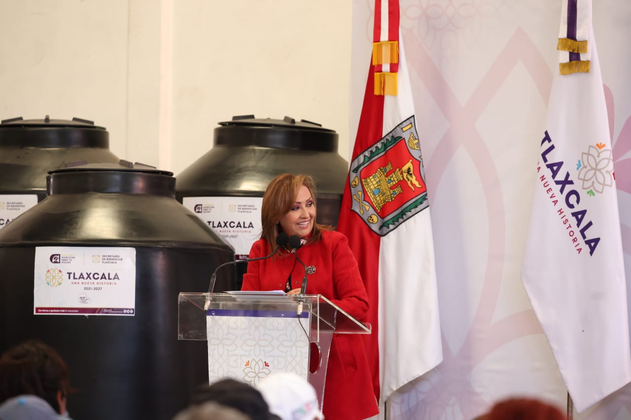 Por: Cortesía Benefició gobernadora a familias de Tetlatlahuca con apoyos del programa bienestar para tu hogar