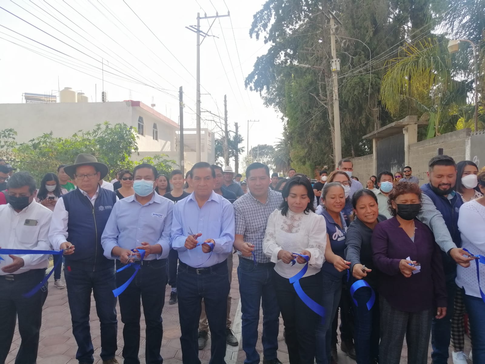 Con inversión de 3.5 mdp adoquinan calle de Sanctorum