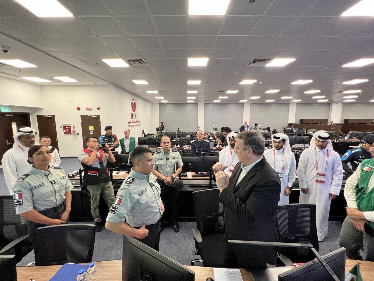 Por: Cortesía Fueron enviados a Qatar 14 integrantes de la Guardia Nacional por el Mundial de Futbol
