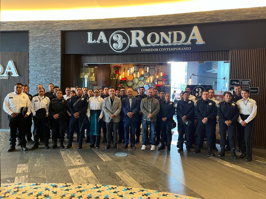 Reconoce CANIRAC Puebla trabajo de policías de San Andrés Cholula