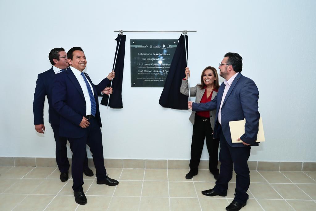 Por: Cortesía Inauguró Gobernadora Lorena Cuéllar laboratorio de autotrónica en el ITA