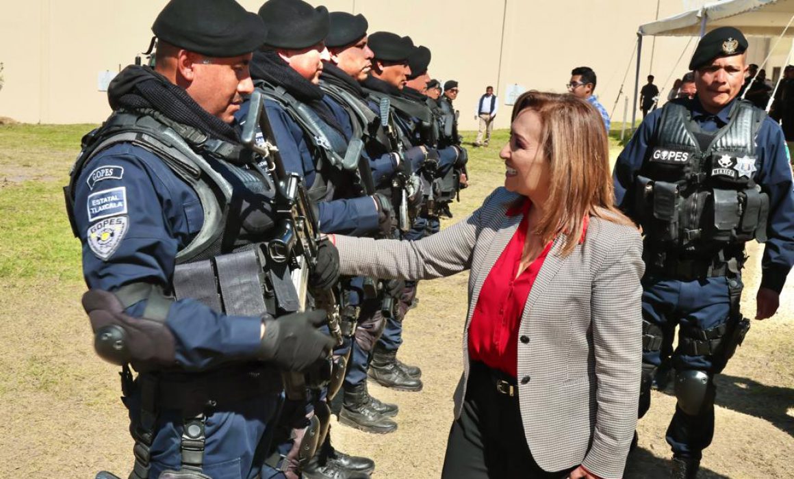 Mantienen fuerzas policiales a Tlaxcala como una entidad segura: LCC