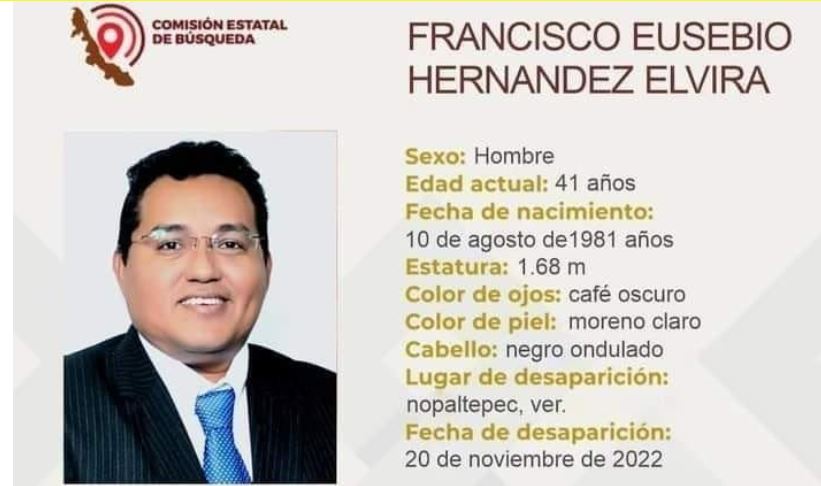 Por: Cortesía Encuentran con vida al periodista Francisco Hernández, reportado como desaparecido en Veracruz