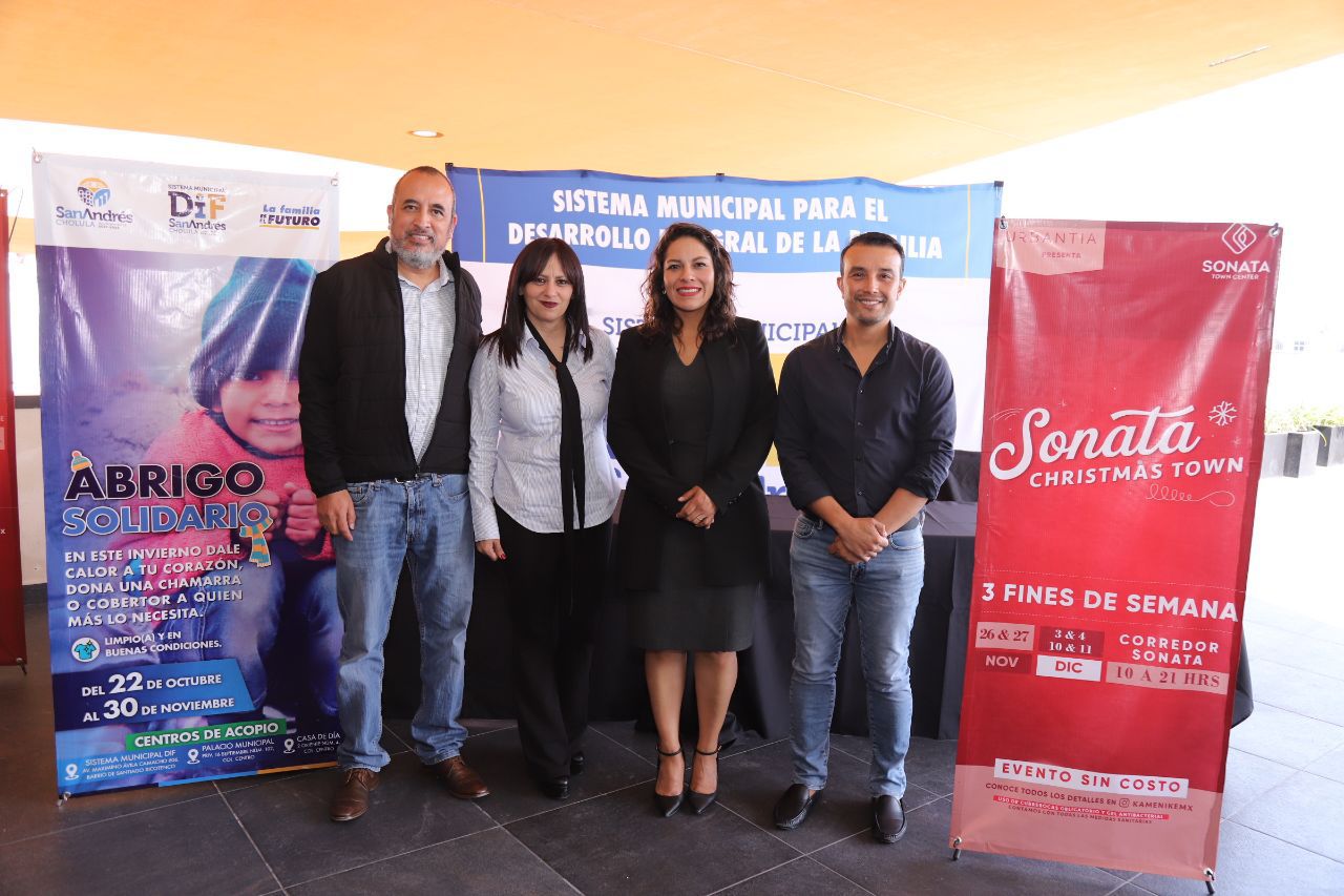 Sonata Christmas Town inicia actividades a beneficio del DIF de San Andrés Cholula