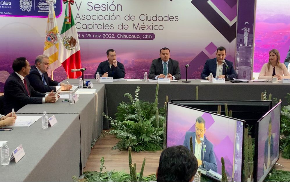 Por: Cortesía Alcalde de Tlaxcala acude a la V sesión de la Asociación de Ciudades Capitales de México