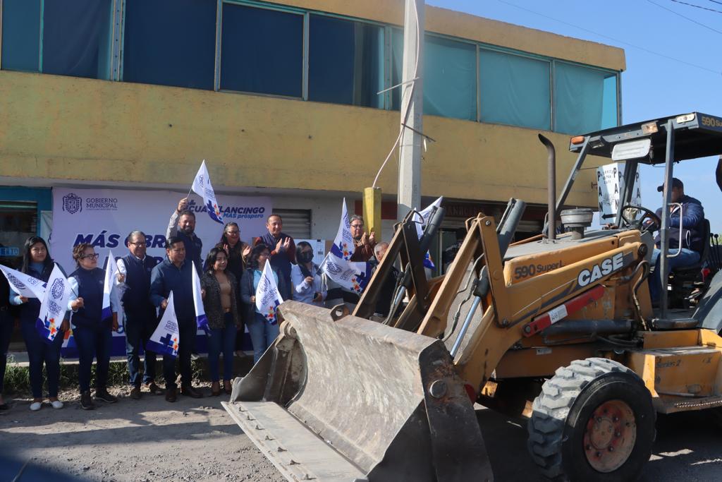 Inicia pavimentación con concreto hidráulico de la prolongación Morelos