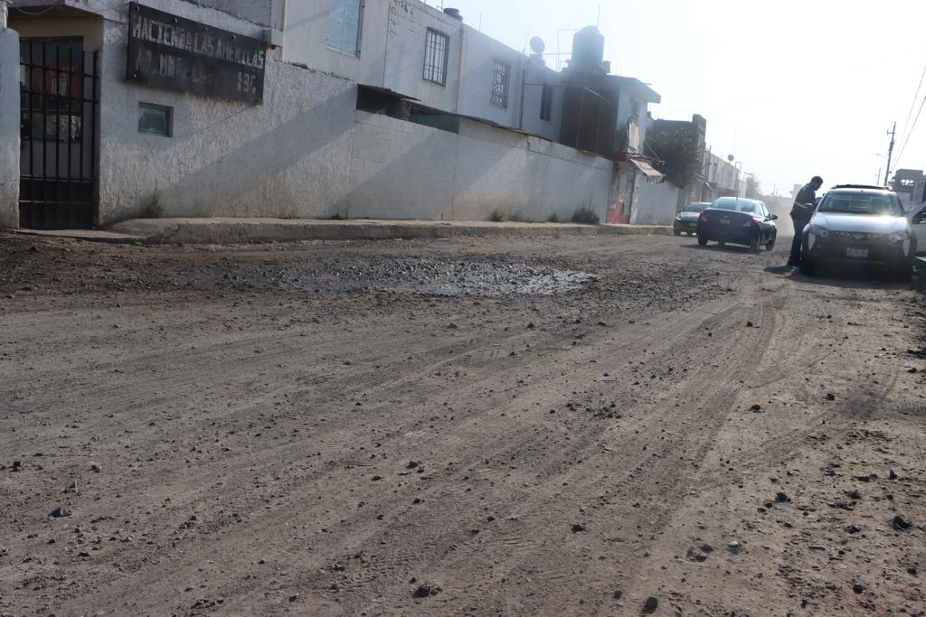 Inicia pavimentación con concreto hidráulico de la prolongación Morelos