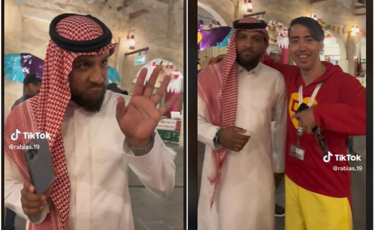 Por: Cortesía Hombre en Qatar apuesta con mexicanos; "si México le gana a Arabia me va a dar 5 iPhones", asegura