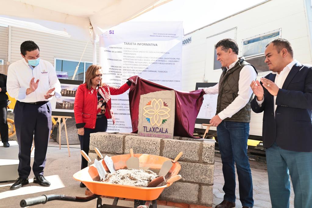 Por: Cortesía Pone en marcha gobernadora Lorena Cuéllar construcción de la unidad de hemodinamia