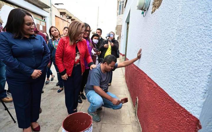 Por: Cortesía En el municipio de Sanctorum inicia programa “Pintando tu Fachada”