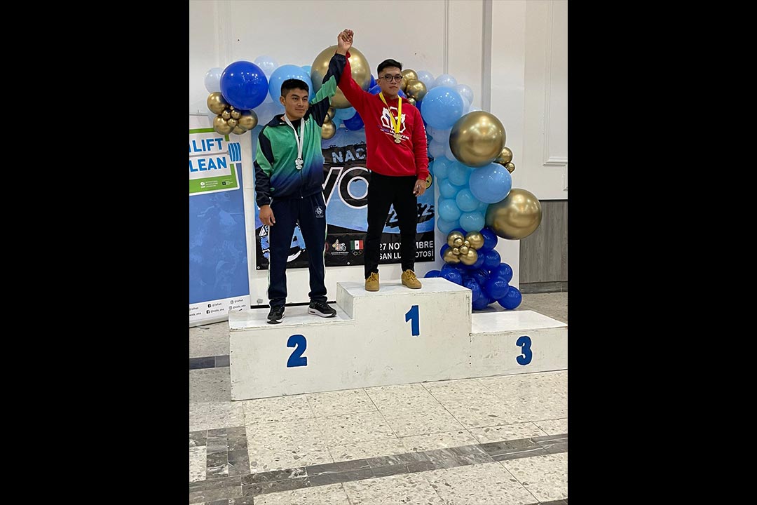 Por: Cortesía El poblano Alexis Segura, campeón en el Torneo Nacional del Pavo de Levantamiento de Pesas