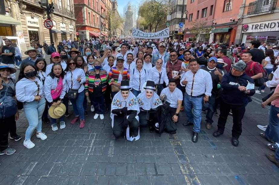 Diputados y Gobernadora: los presentes en la marcha de AMLO