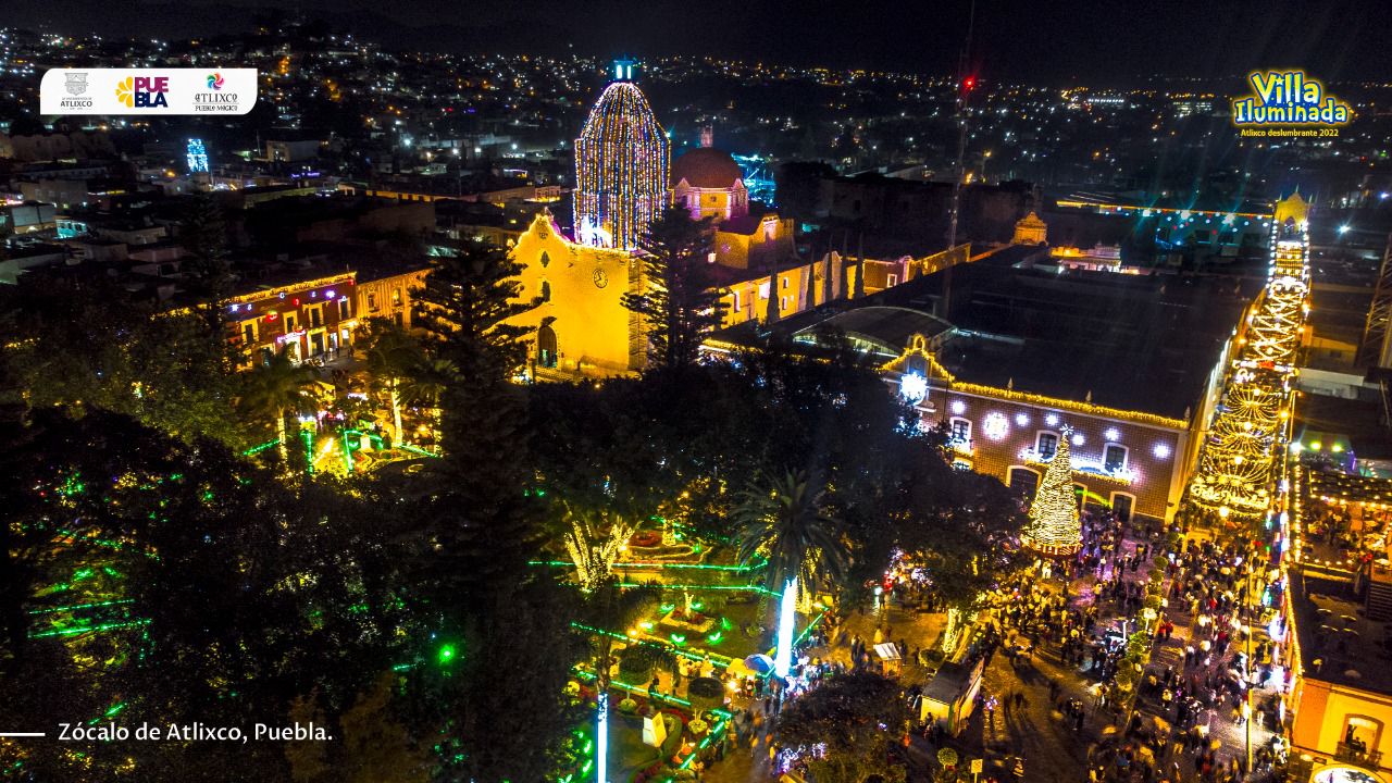 Por: Cortesía Villa Iluminada de Atlixco estará hasta el próximo 8 de enero, ¡visítala!