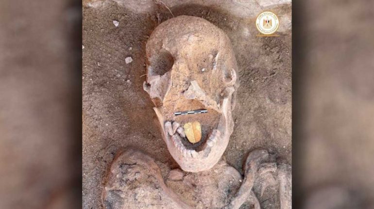 Por: Cortesía Momias con lenguas de oro: El inusual hallazgo que se hizo en tierras egipcias