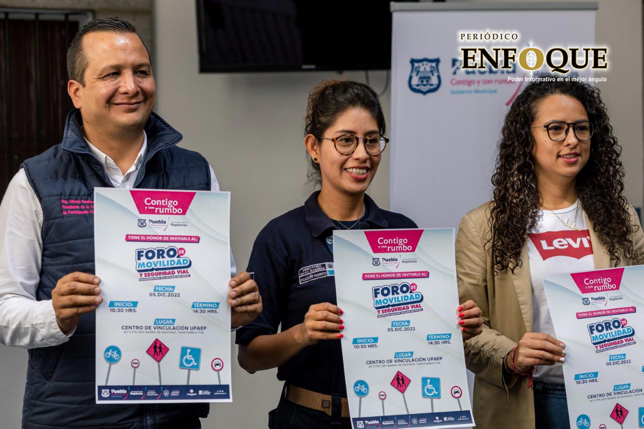 Por: Alex Muñoz Próximo lunes se realizará en Puebla el primer Foro de Movilidad y Seguridad Vial