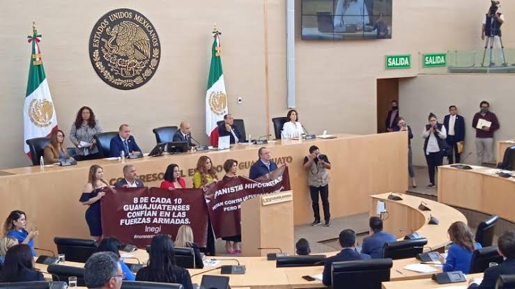Por: Cortesía Congreso de Guanajuato rechaza propuesta sobre petición de ejército en mas calles