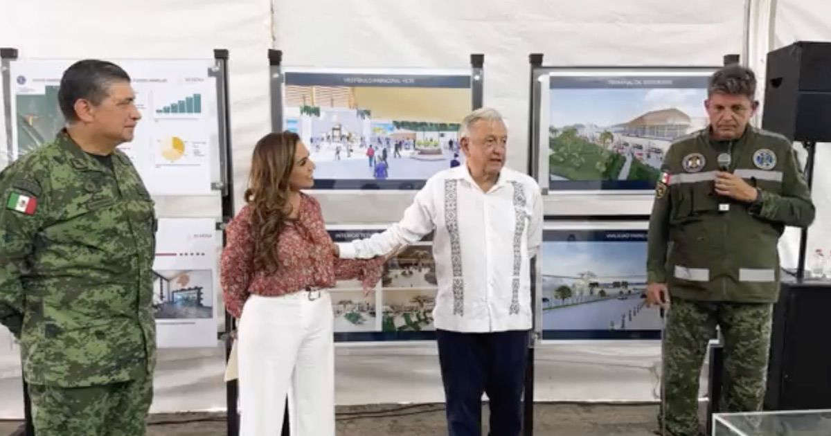Por: Cortesía AMLO supervisó obras del Tren Maya en gira por Quintana Roo
