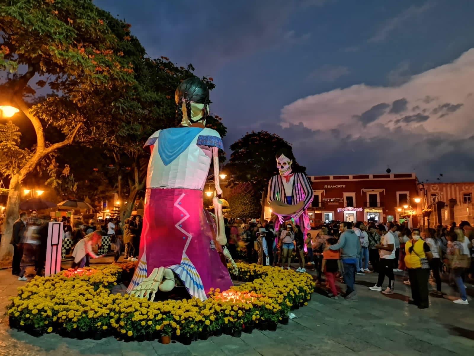 Concluyó este fin de semana Valle de Catrinas en Atlixco; superó expectativas con el arribo de miles de visitantes