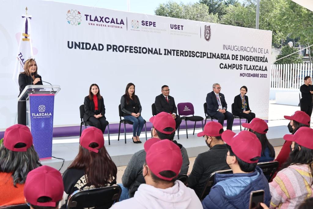 Inauguró gobernadora Lorena Cuéllar la UPIIT campus Tlaxcala del IPN