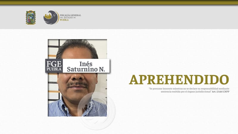 Por: Cortesía Detienen a Inés Saturnino N. ex edil de Tecamachalco