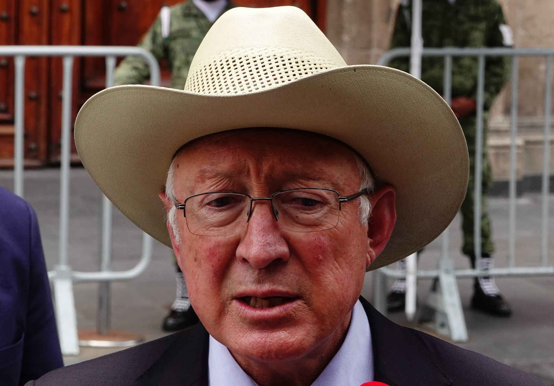 Por: Cortesía Llega a Palacio Nacional, Ken Salazar para reunirse con el secretario de Hacienda