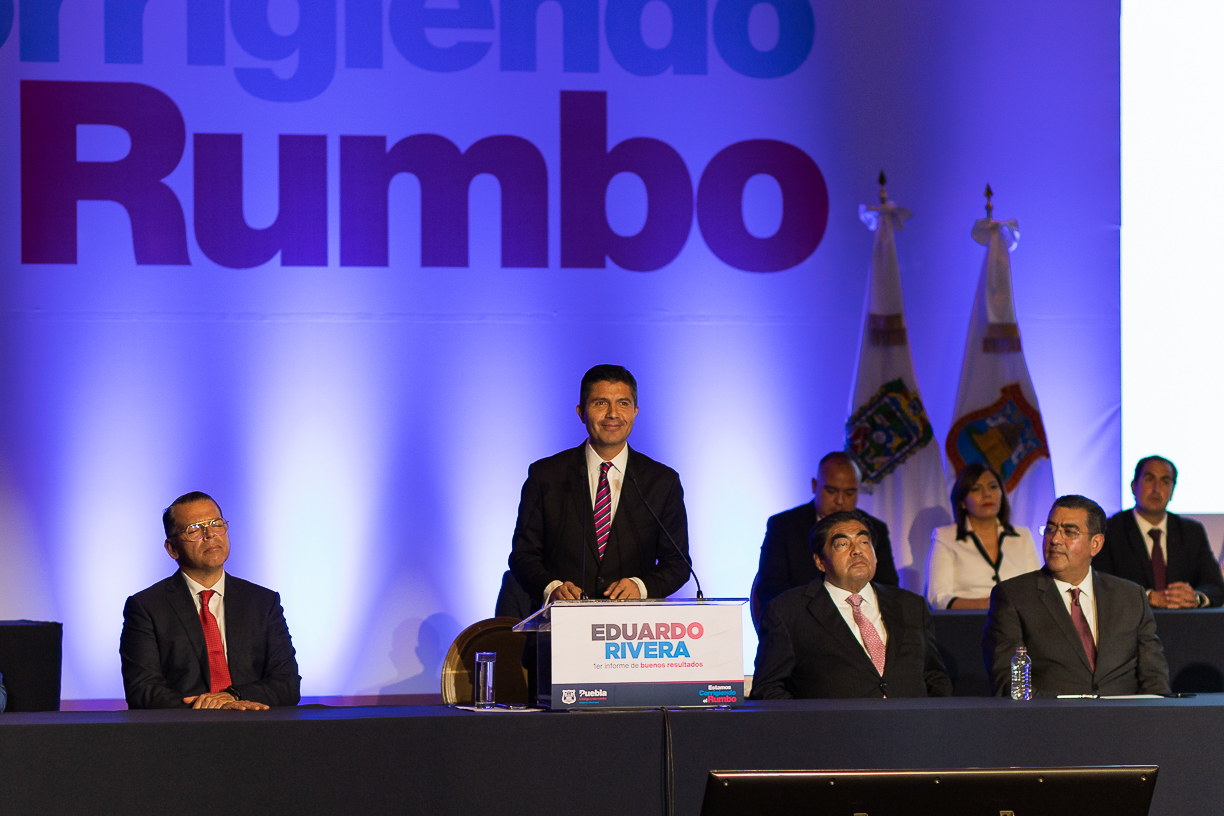 Foto: Alex Muñoz En tan solo un año el rumbo de Puebla ha cambiado para bien: Eduardo Rivera