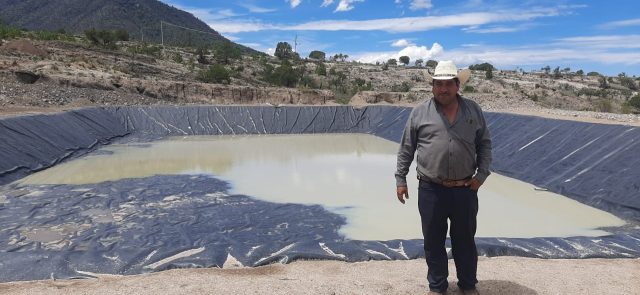 Avanza SIA en construcción de jagüeyes en beneficio del campo