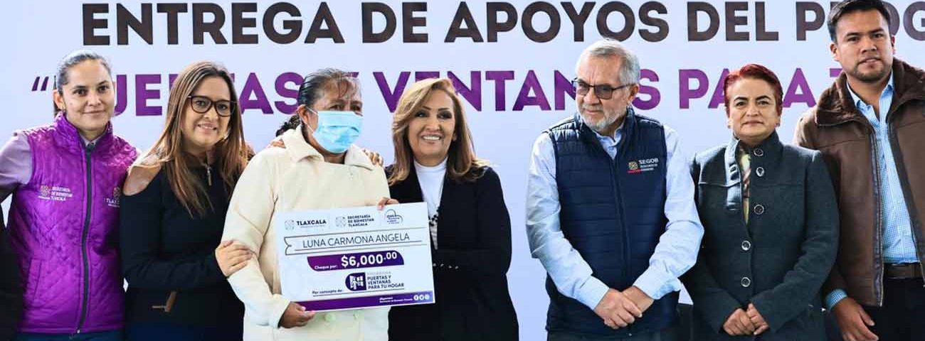 Por: Cortesía Reconoce Guillermina Loaiza a gobernadora por el programa “Puertas Y Ventanas Para Tu Hogar”