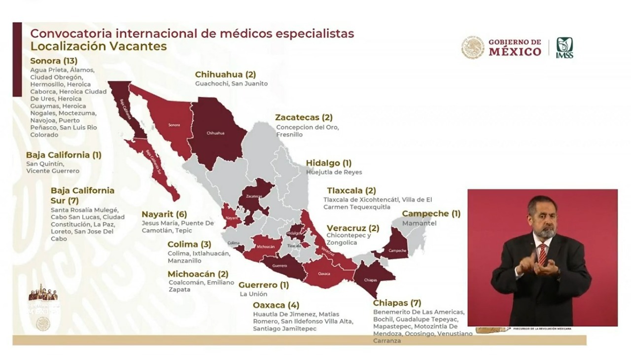Contratarán a médicos especialistas nacionales o extranjeros en salud para Tlaxcala