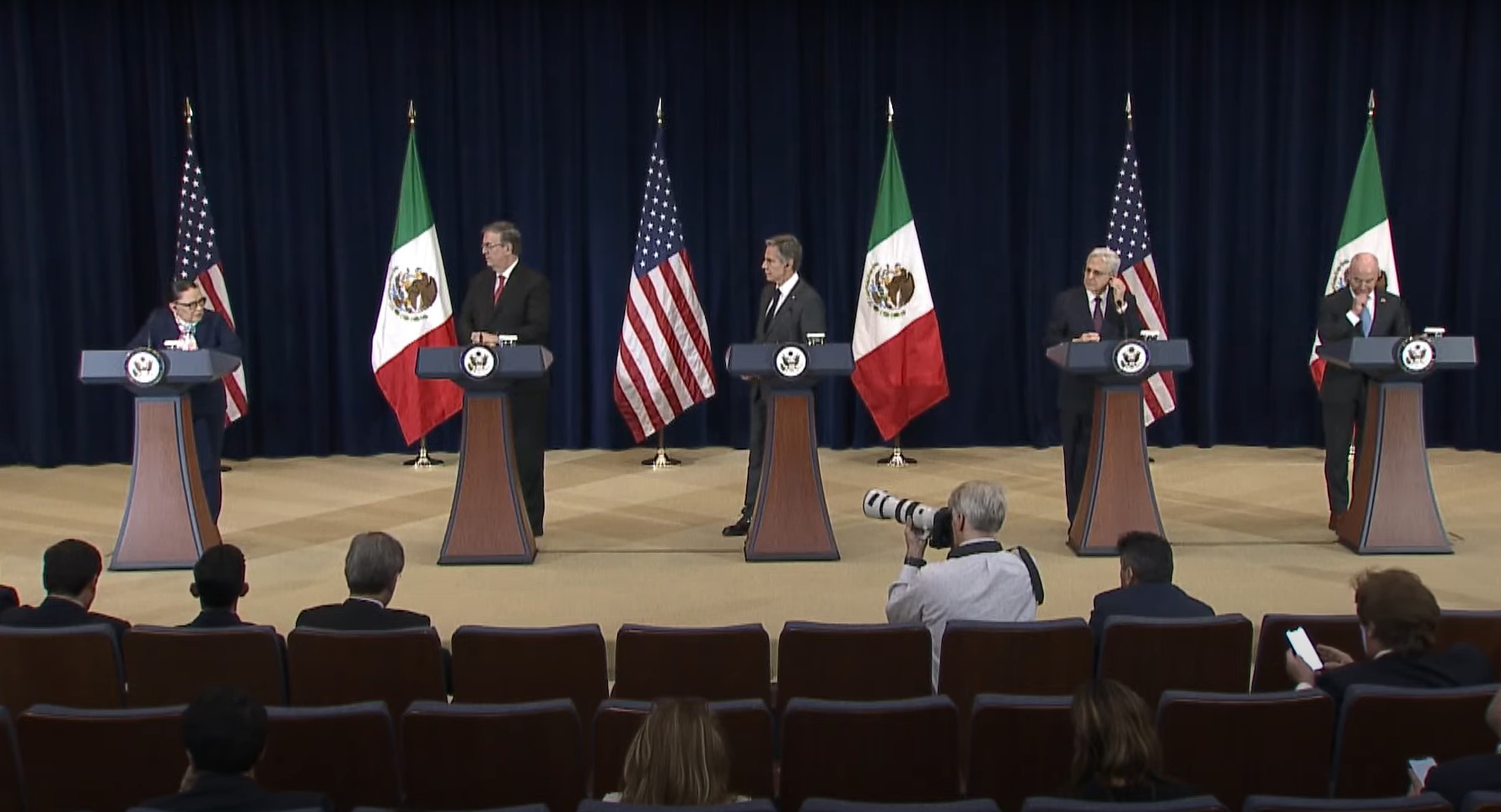 Por: Cortesía Niega México acercamientos con Rusia durante el diálogo de seguridad con EEUU