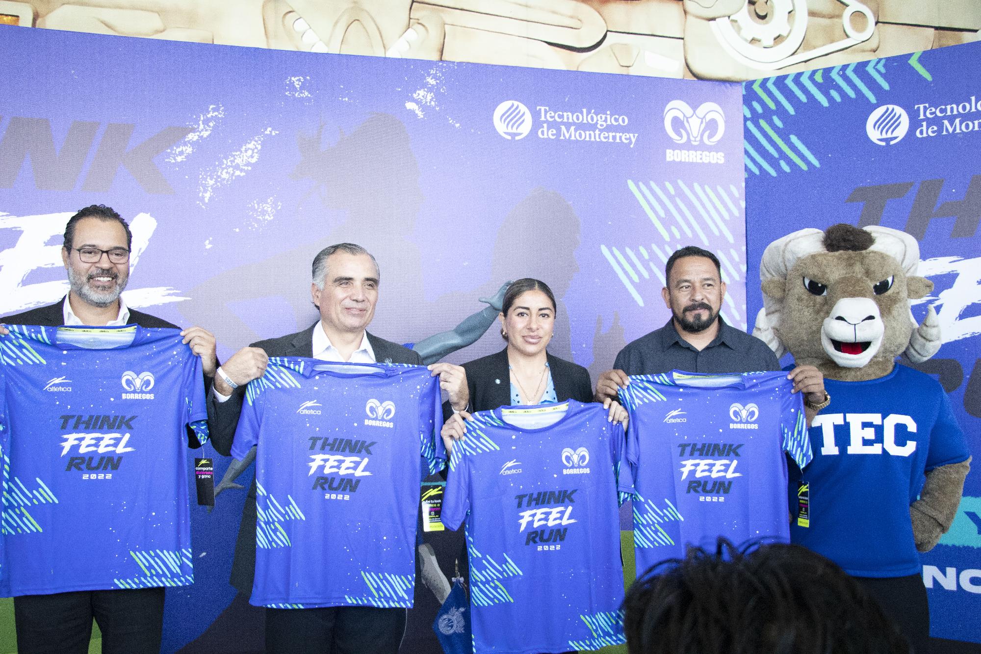 Por: Cortesía Tecnológico de Monterrey campus Puebla presentó su carrera 'Think, feel, run'