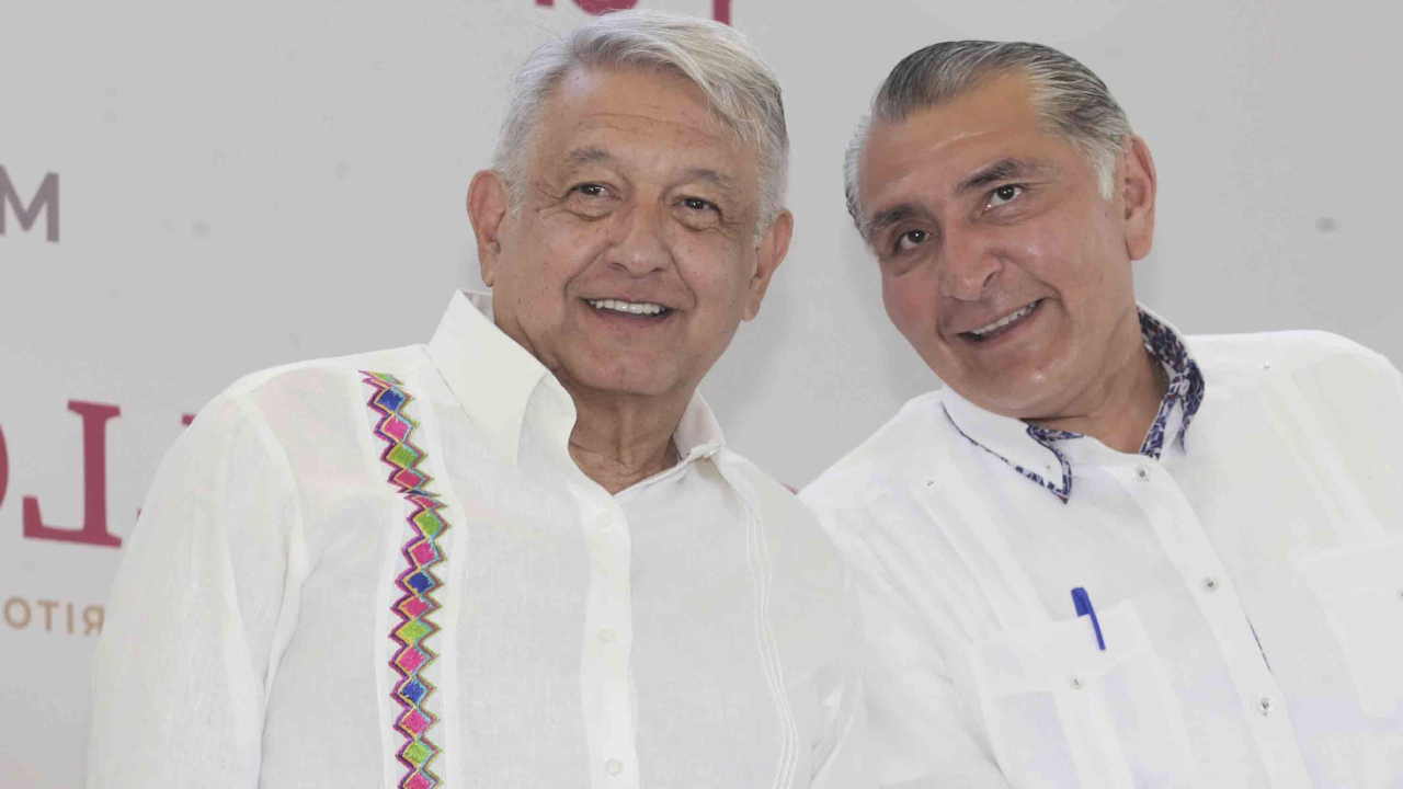 Por: Cortesía AMLO defendió a Adán Augusto López por presuntas filtraciones de “Guacamaya Leaks”