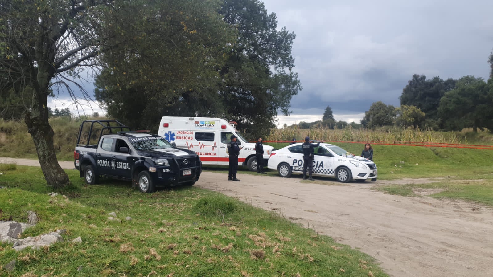 Por: Cortesía Localizan cadáver de un hombre en Tocatlán; tenía huellas de violencia y un mensaje de amenaza