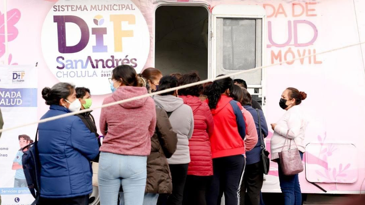 Por: Cortesía En San Andrés Cholula; instalan jornadas preventivas de cáncer de mama